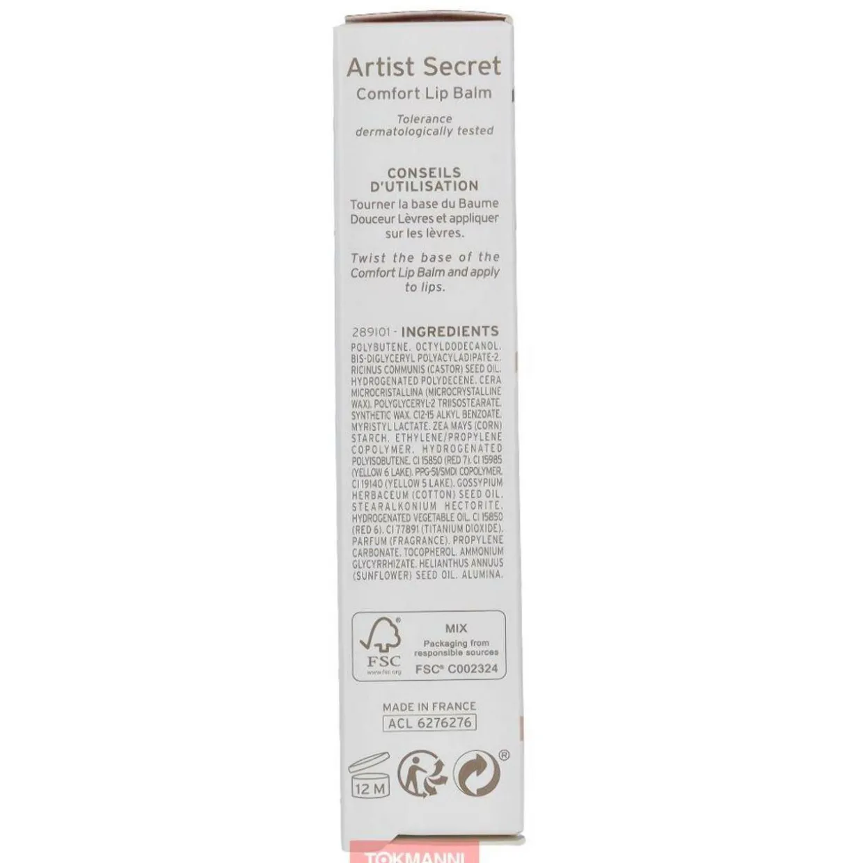 Huulivoide, Embryolisse 2,5 g Comfort Red