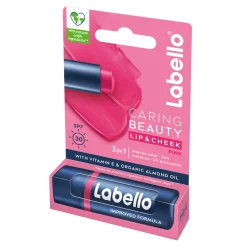 Huulivoide Labello Caring Beauty sävyttävä, huulille ja poskille