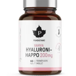 Hyaluronihappo Puhdistamo 60 kpl vahva