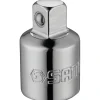 Hylsysovitin Sata 1/2" naaras x 3/8" uros