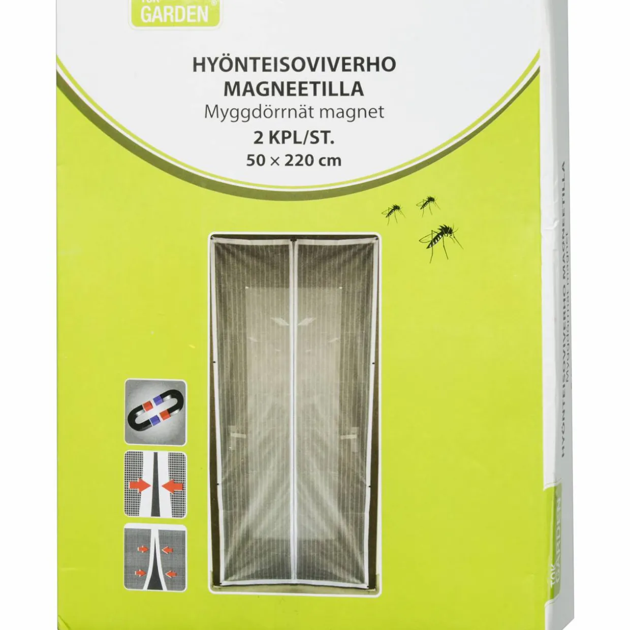 Hyönteisverho 220 x 50 cm, 2 kpl