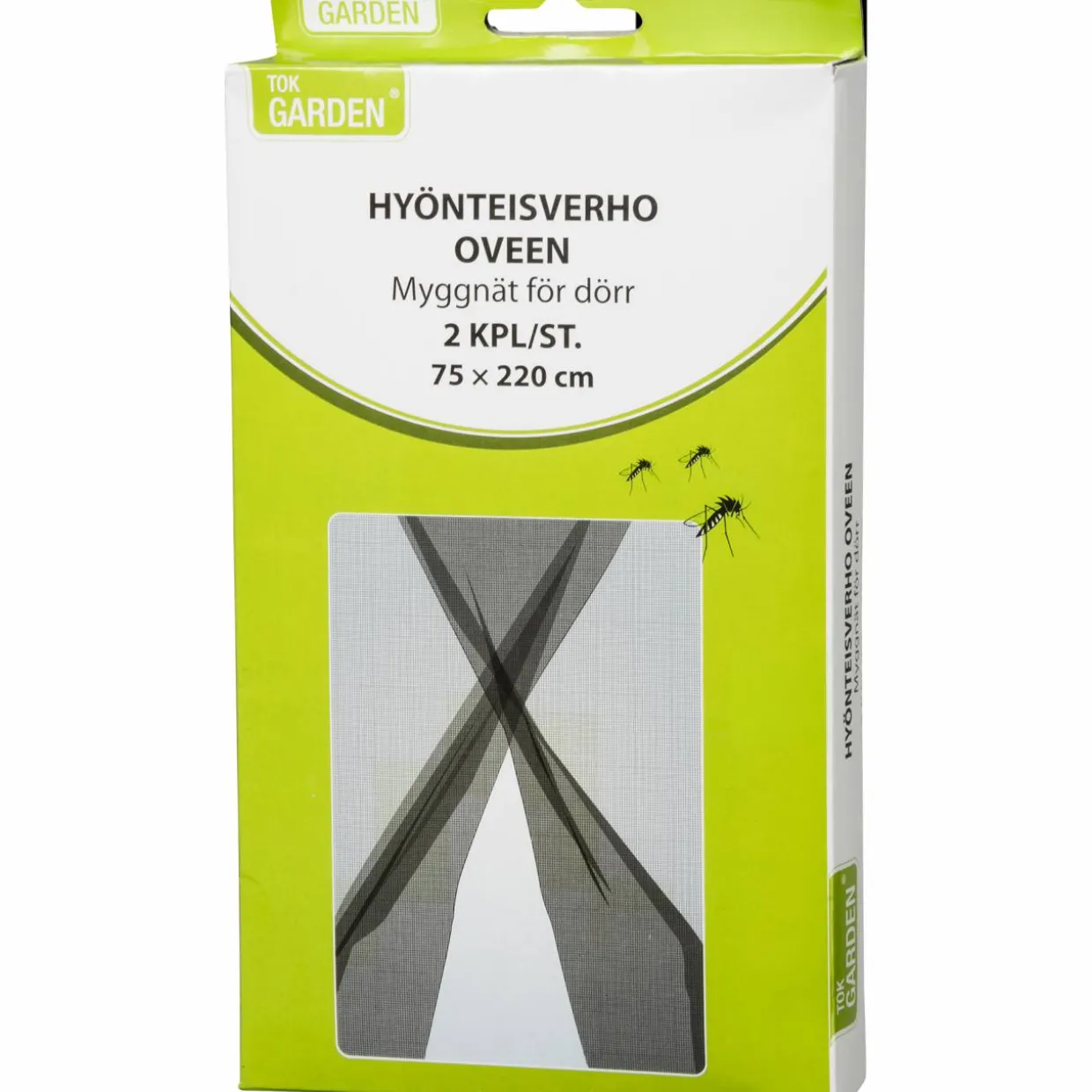 Hyönteisverho oveen, 220 x 75 cm, 2 kpl