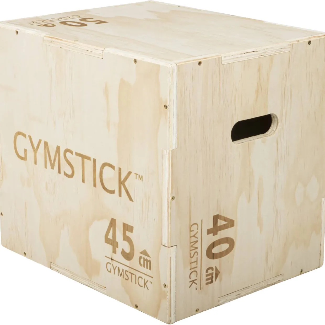 Hyppylaatikko Gymstick Wooden Plyobox 50 x 45 x 40 cm