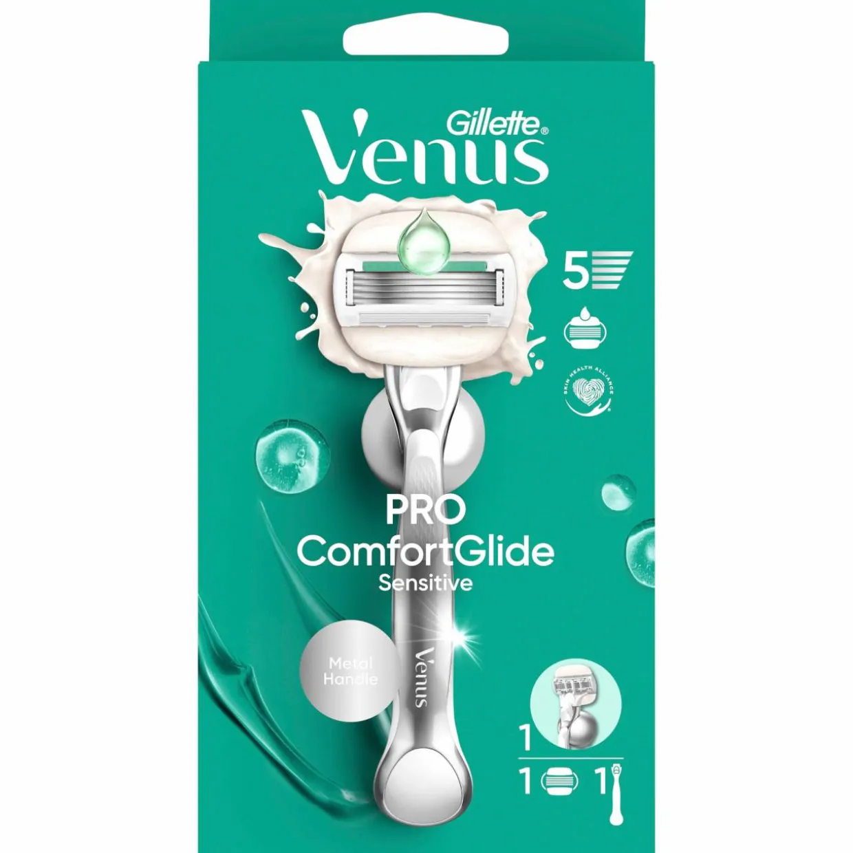 Ihokarvanajohöylä Venus Pro Comfortglide Sensitive