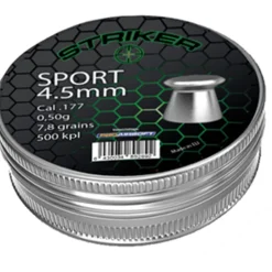 Ilmakiväärin luoti Striker Sport 4,5 mm (Cal .177) / 0,50 g, 500 kpl/pkt