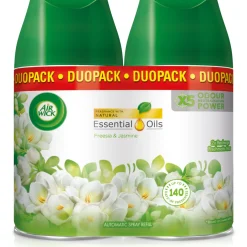 Ilmanraikastimen täyttö AirWick 2 x 250 ml Freshmatic Freesia & Jasmine