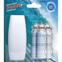 Ilmanraikastin Perfekt+ pidike + 3 x 15 ml merenraikas