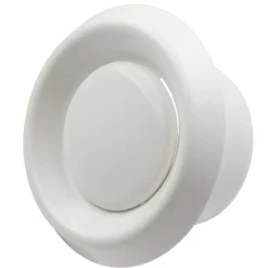 Ilmanvaihtoventtiili Europlast VD 100 mm muovi valkoinen