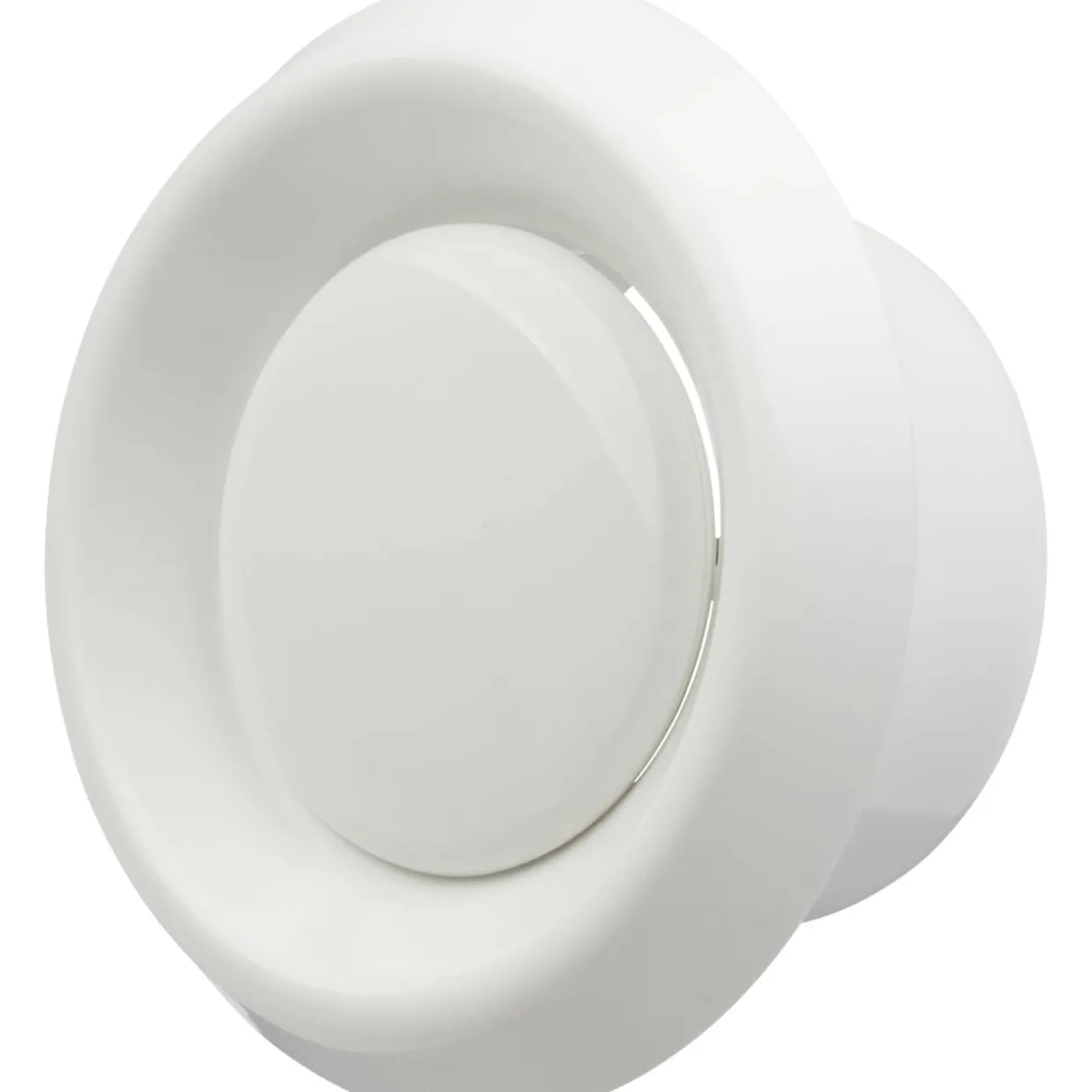 Ilmanvaihtoventtiili Europlast VD 100 mm muovi valkoinen