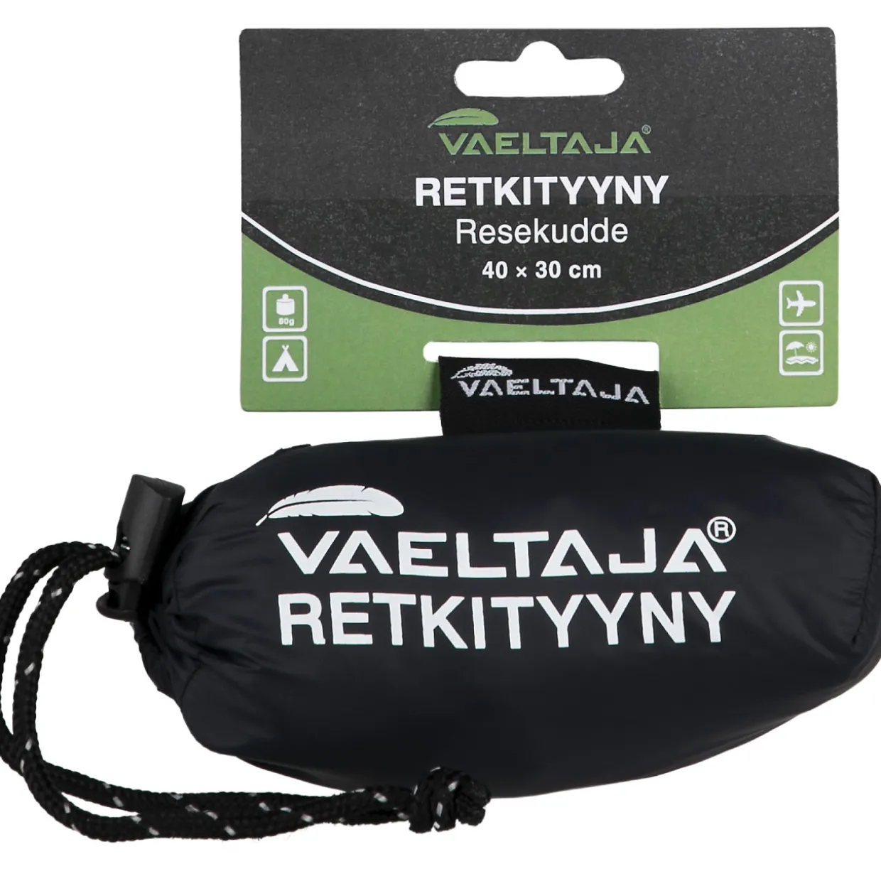 Ilmatäytteinen retkityyny, sininen
