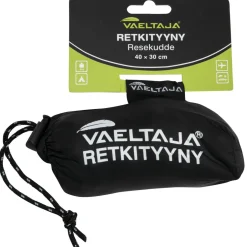 Ilmatäytteinen retkityyny, musta