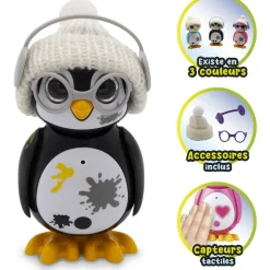 Interaktiivinen pingviini Silverlit Mini musta