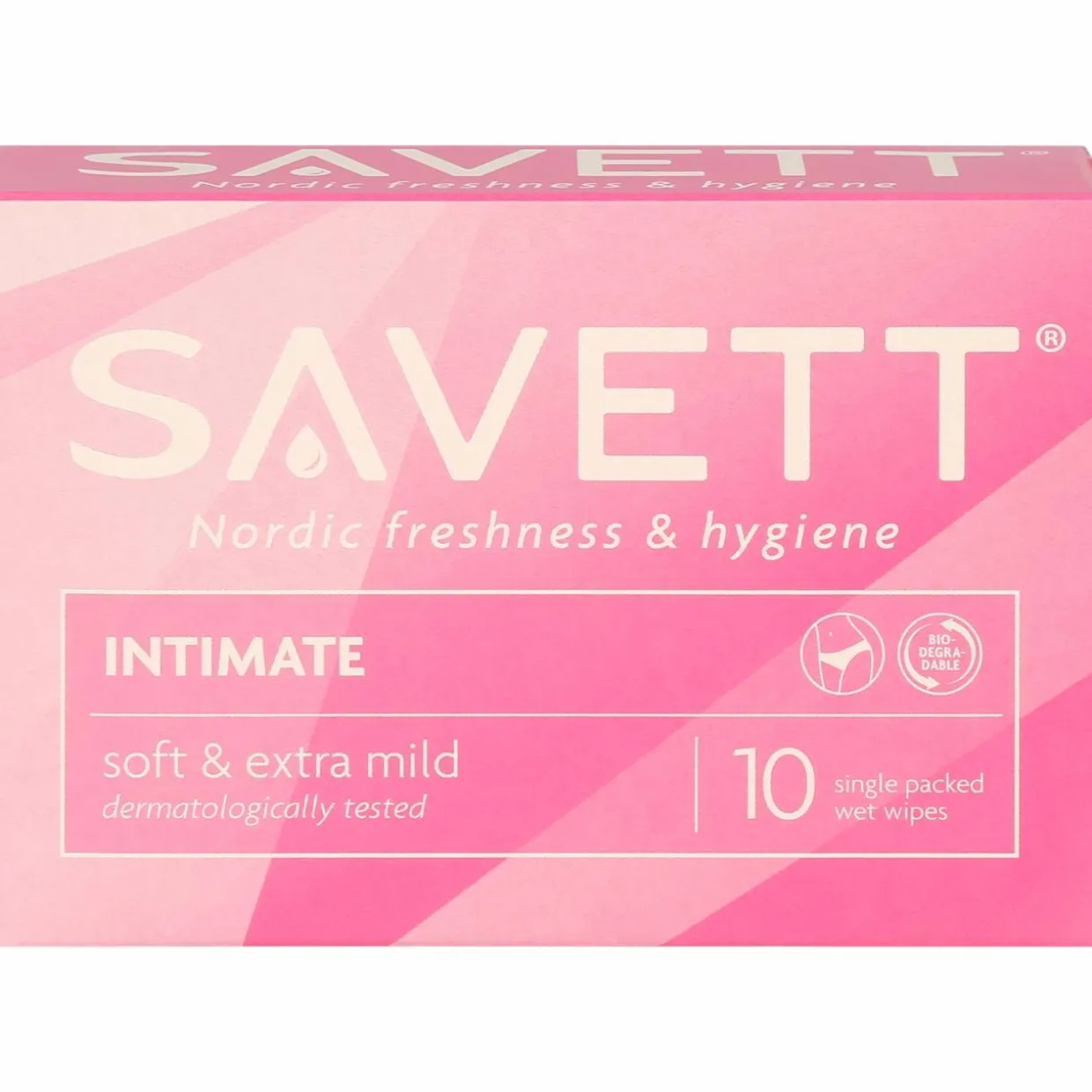 Intiimikosteuspyyhe Savett 10 kpl