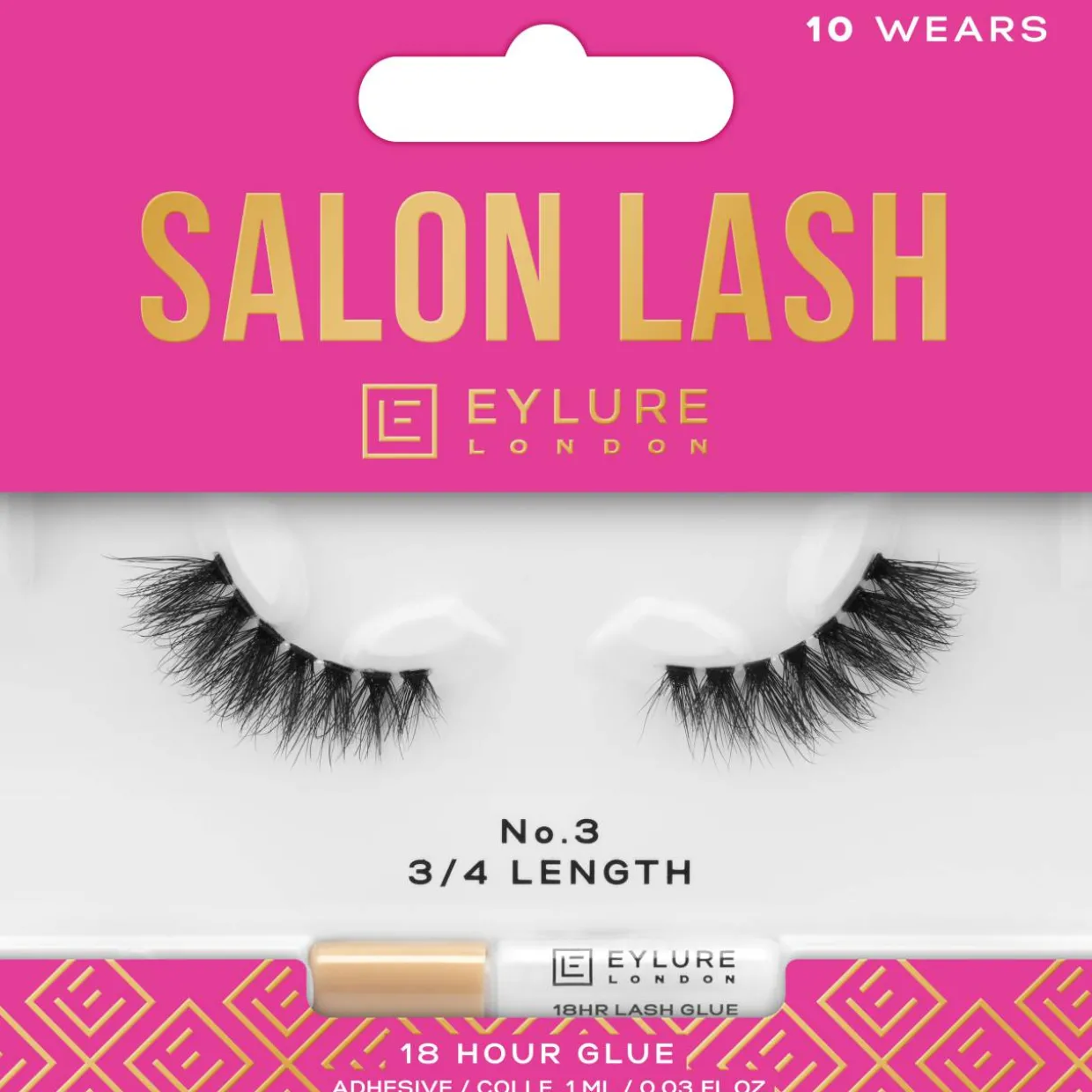 Irtoripset Salon Lashes 3/4 Length No.3 by Eylure