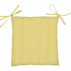 Istuintyyny Kotikulta 38 x 38 x 3 cm Sanni keltainen