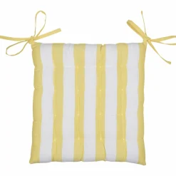 Istuintyyny Kotikulta 38 x 38 x 3 cm Sanni keltainen