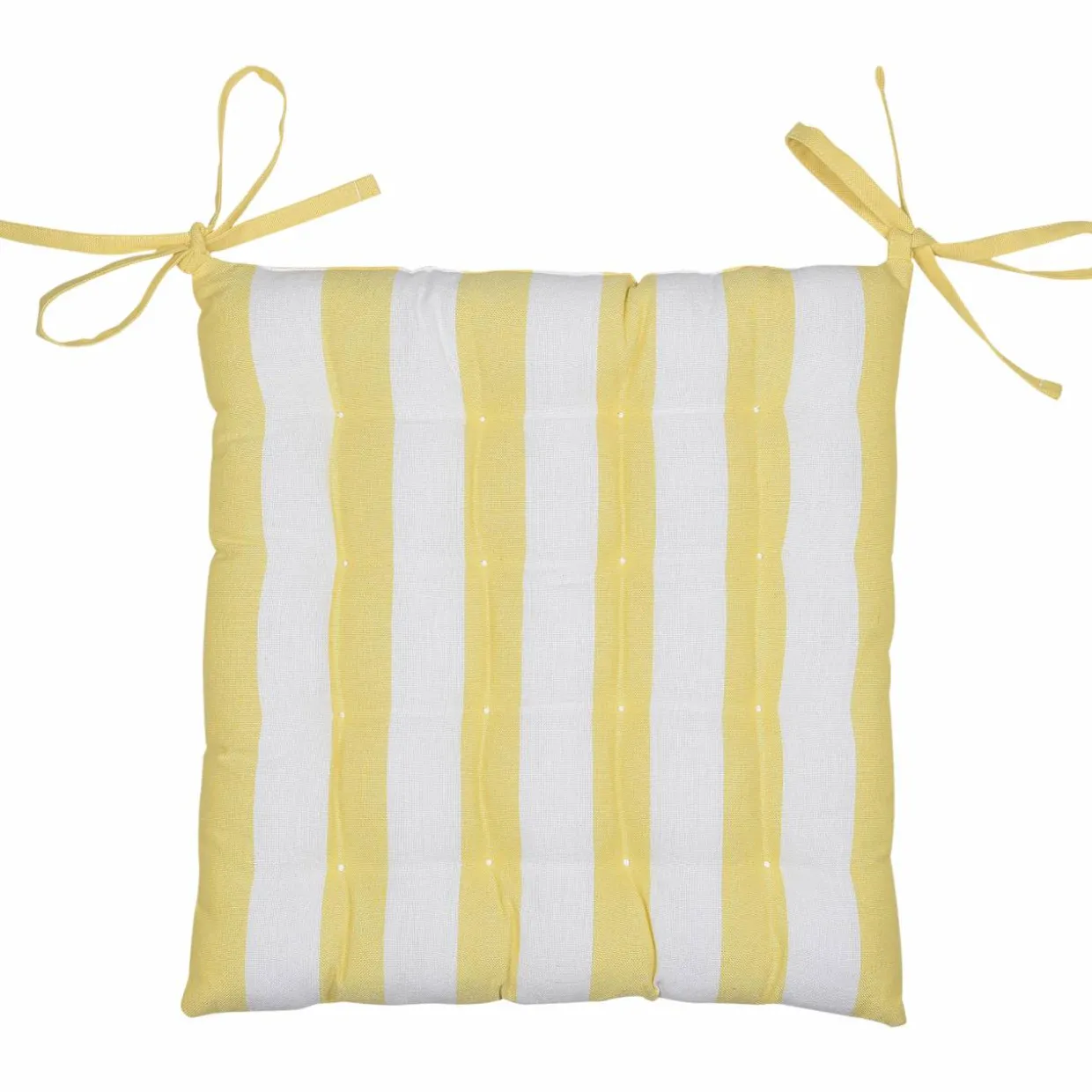 Istuintyyny Kotikulta 38 x 38 x 3 cm Sanni keltainen