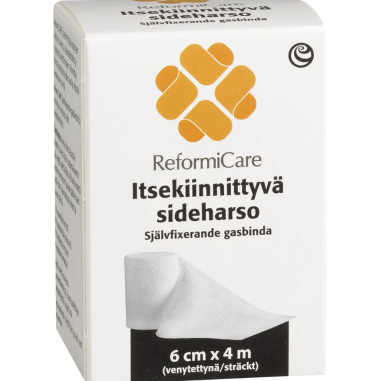Itsekiinnittyvä sideharso 6 cm x 4 m