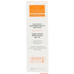 Itseruskettava öljy Collistar 200 ml SupertanningMoisturizing Dry Oil