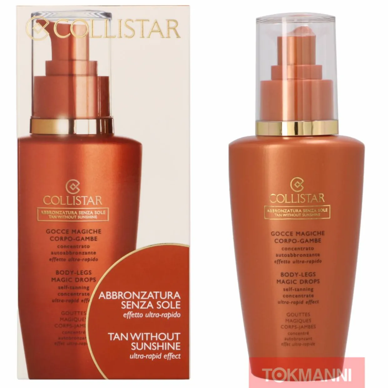 Itseruskettava voide, Collistar 125 ml Body-Legs Magic Drops Ultra-Rapid Effect