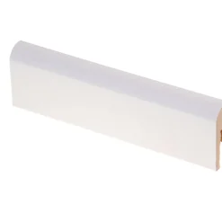 Jalkalista Maler Pyörre R10 12x42x2750 valkoinen, 10 kpl