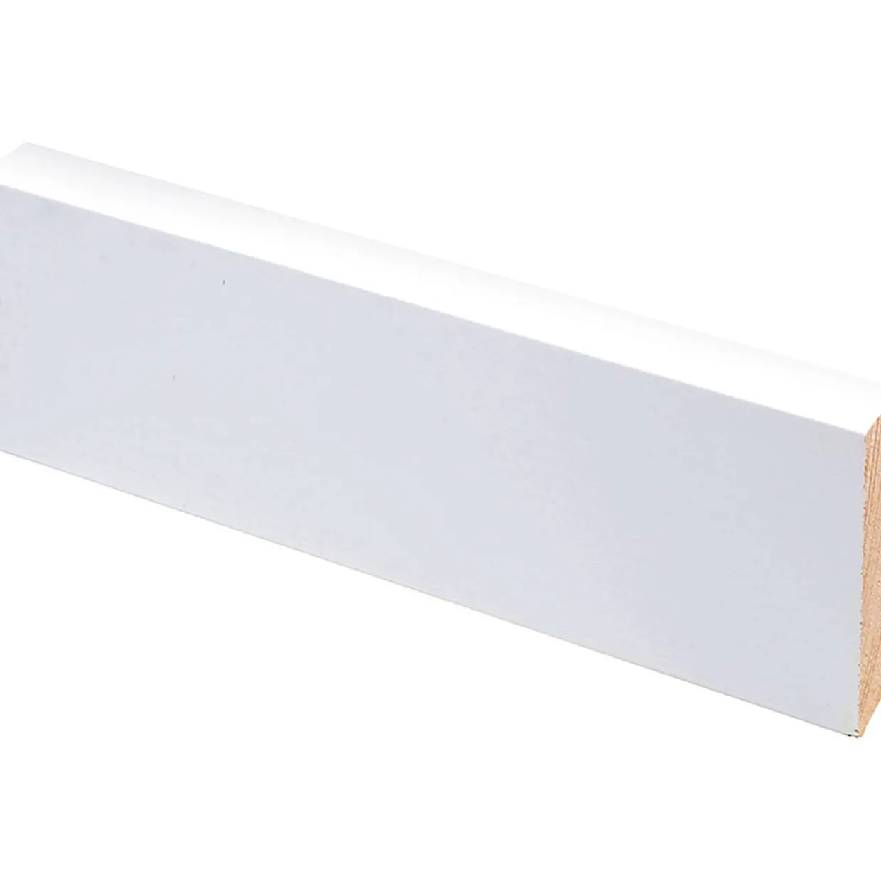 Jalkalista Smart Aava Valkoinen 12x52x3300, 5 kpl