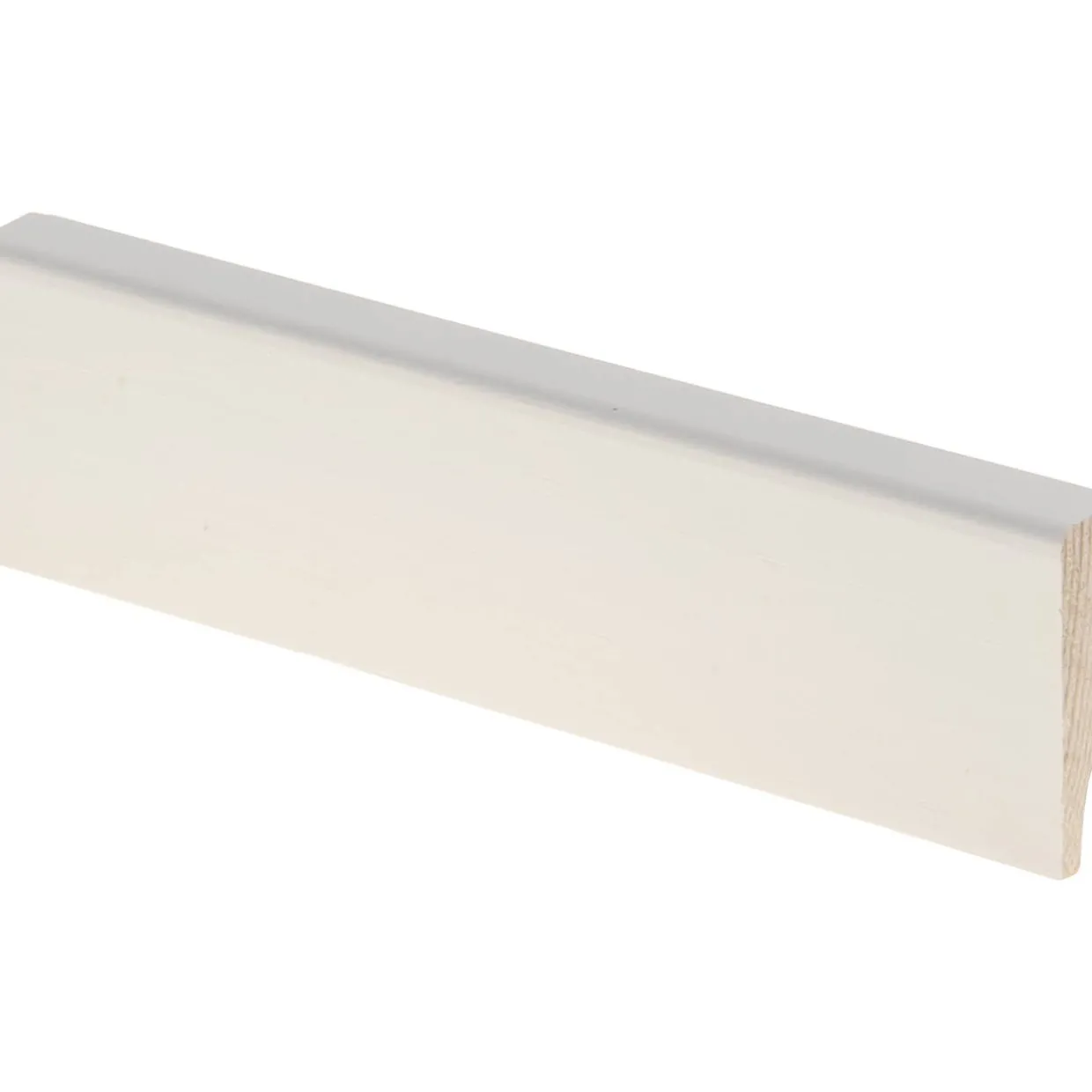 Jalkalista 12 x 42 x 2700 mm mänty/valkoinen, 100 kpl