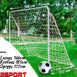 Jalkapallomaali ProSport Official 366 x 183 cm