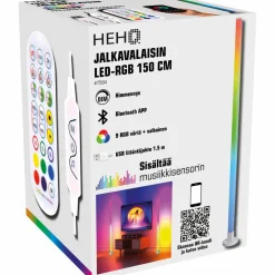 Jalkavalaisin Hehq RGBIC 1,5 m DC5V