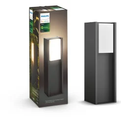 Jalustavalaisin Philips Hue Turaco ulkokäyttöön 9W 230V, antrasiitti