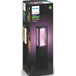 Jalustavalaisin Philips Hue Impress White and Color Ambiance 2x8W, musta