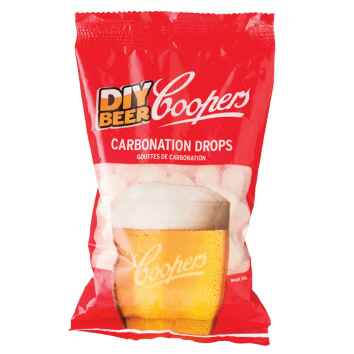 Jälkikäymissokeri Coopers 250 g Carbonation Drops