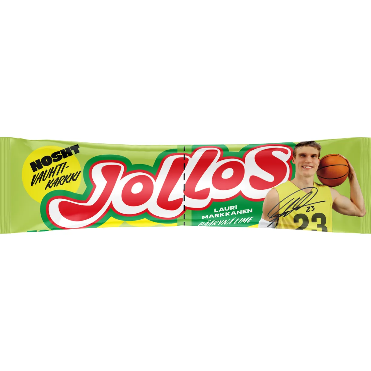 Jollos vauhtikarkki Nosht 52 g päärynä-lime