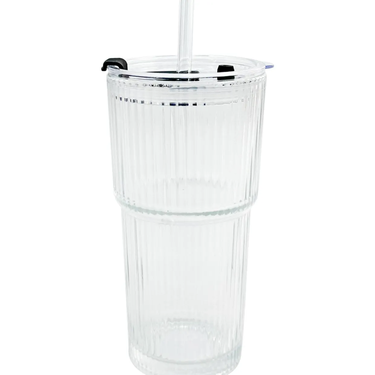 Juomalasi Kotikulta 550 ml kannella ja pillillä