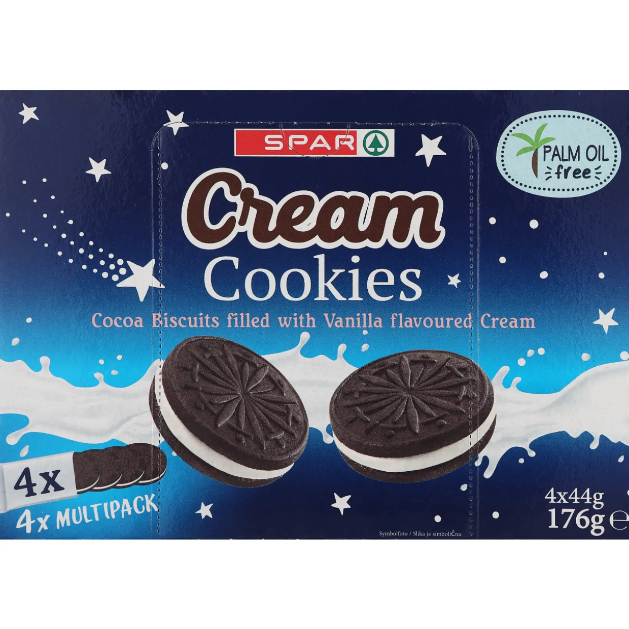 Kaakaokeksi SPAR 176 g Cream Cookies