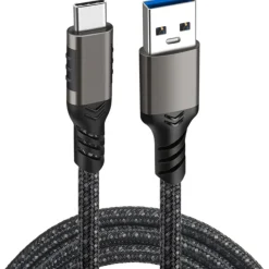Kaapeli Mobia USB-A 3.1 - USB Type-C 60 W, 1 m