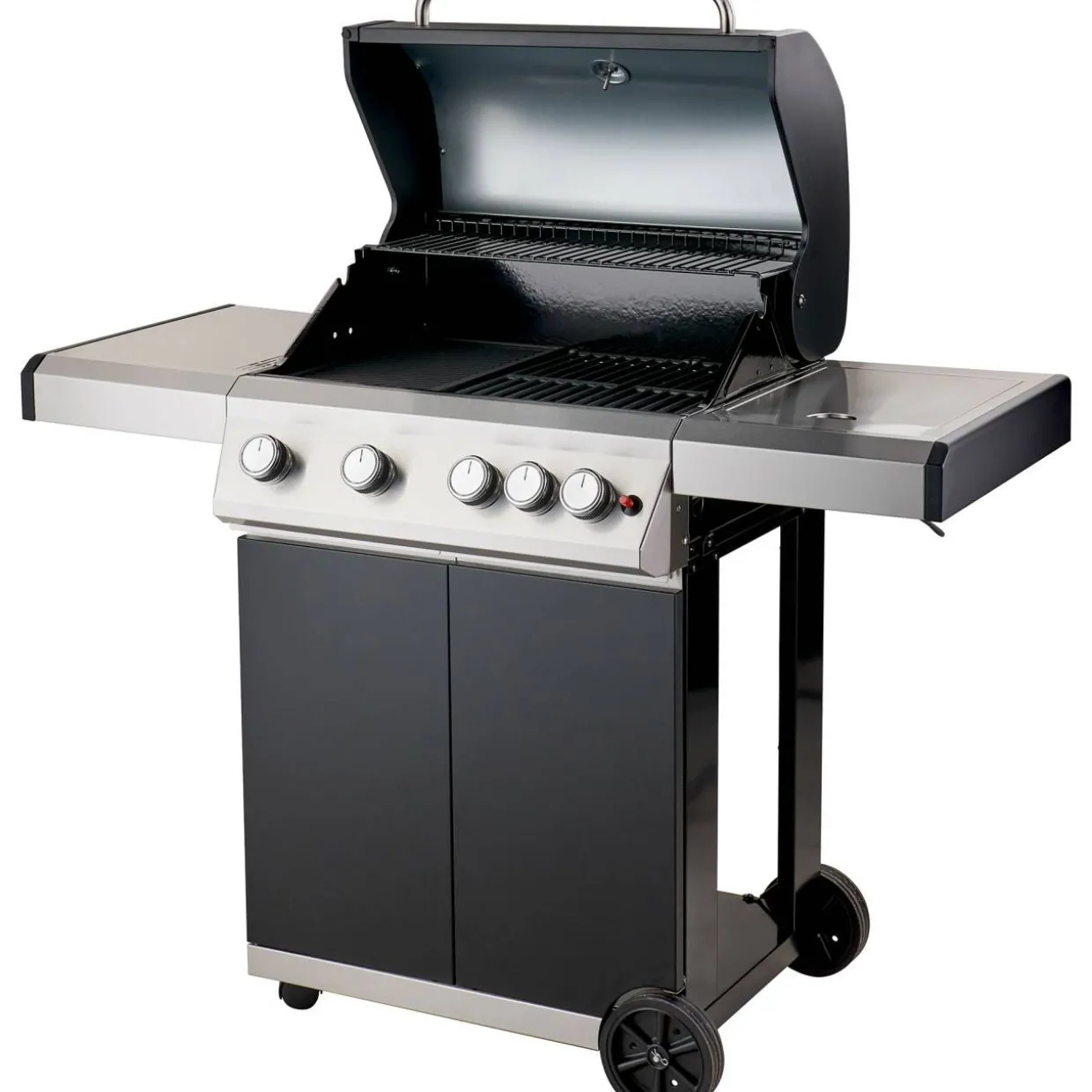 Kaasugrilli BBQ King Basic Series, 4 + 1 poltinta