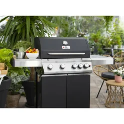 Kaasugrilli BBQ King Basic Series, 4 + 1 poltinta