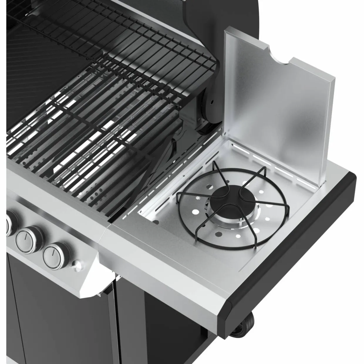 Kaasugrilli BBQ King Basic Series, 4 + 1 poltinta