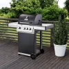 Kaasugrilli BBQ King Basic Series, 3 + 1 poltinta