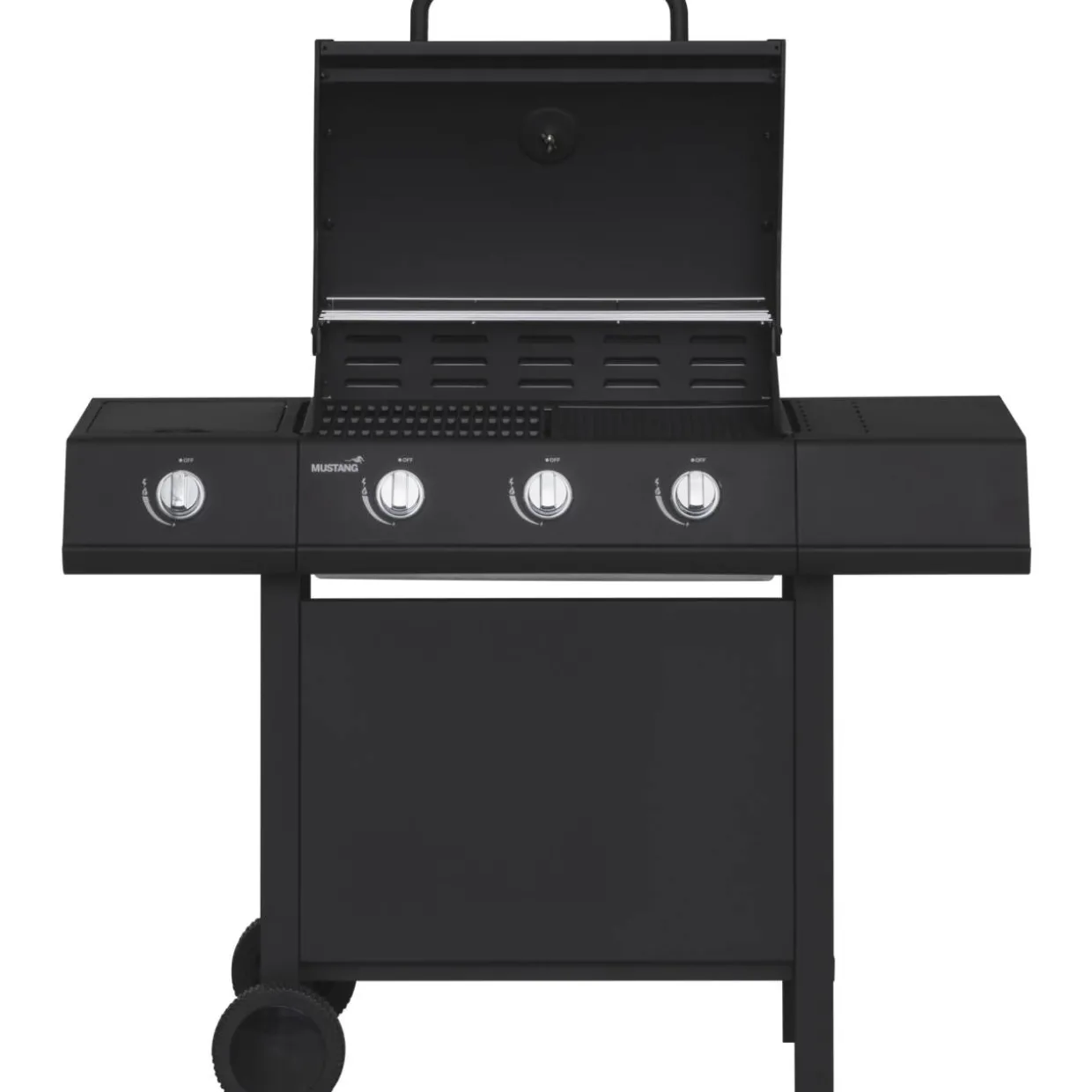 Kaasugrilli Mustang Kingsville 3+1 Black