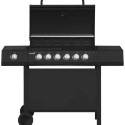 Kaasugrilli Mustang Kingsville 6+1 Black