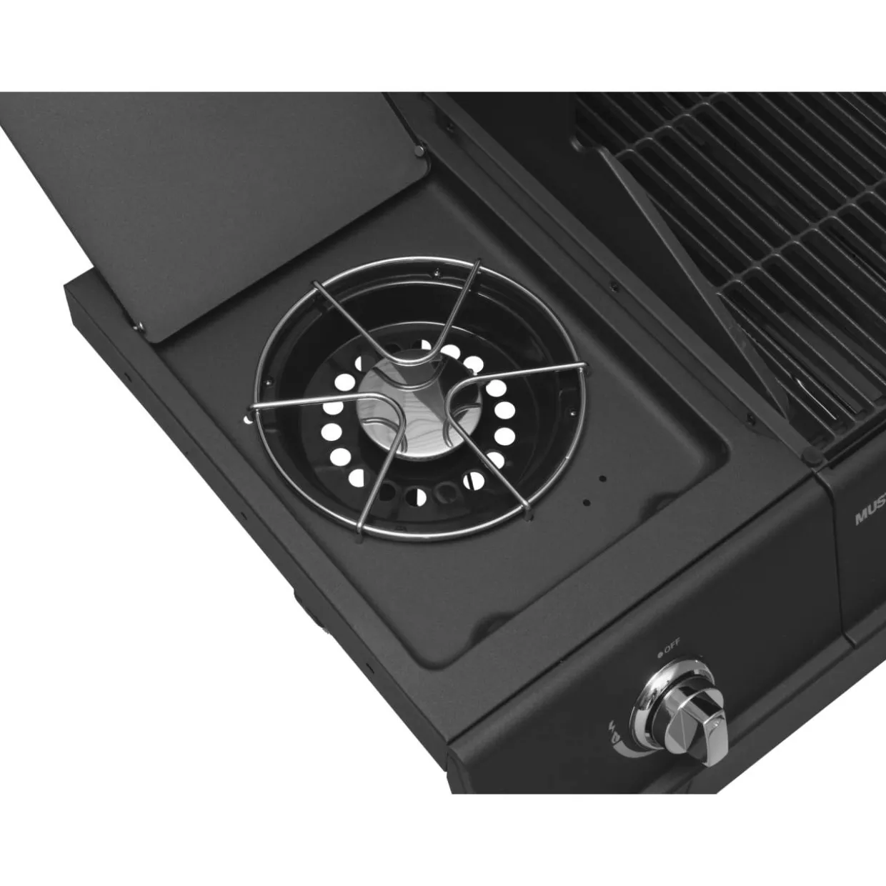 Kaasugrilli Mustang Kingsville 6+1 Black