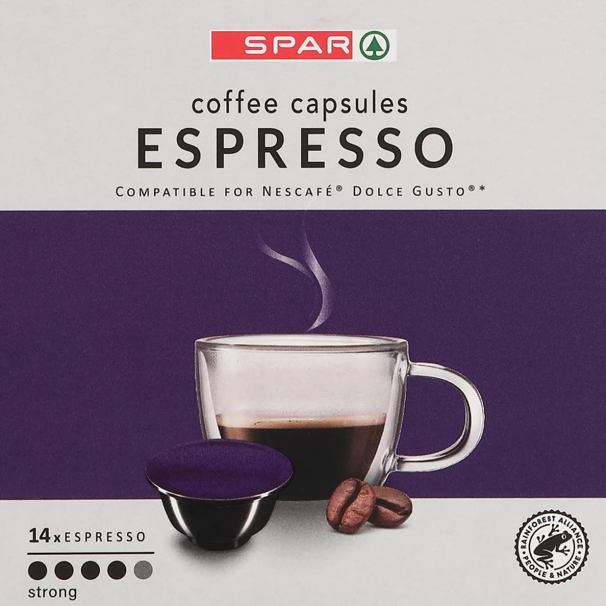 Kahvikapseli SPAR 14 kpl Espresso