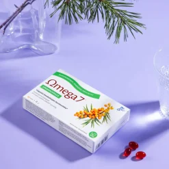 Kaksoistyrniöljy Omega7 SBA24® 60 kpl limakalvoille
