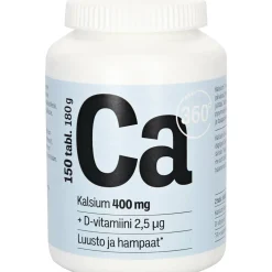 Kalsium + D-vitamiini Arki 360° 150 tabl
