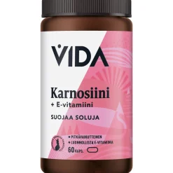Karnosiini+E-vitamiini Vida 60 kpl