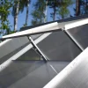 Kasvihuone Green Land 4,8 m², musta runko