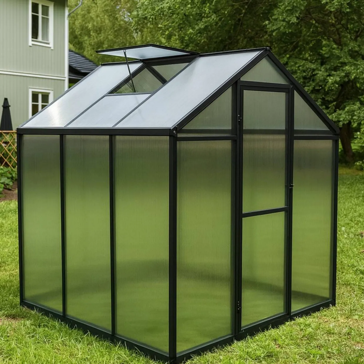 Kasvihuone Green Land Solid 3,4 m2