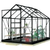 Kasvihuone Lykke Hybrid 5m2, musta